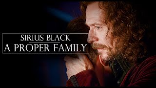 (HP) Sirius Black - A Proper Family