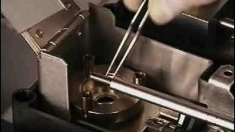 GC NPD Agilent 6890 series Removing Jet in the detector Procedure