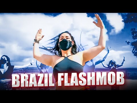 Belly dance flashmob Bahia Brazil | Music: Artem Uzunov - I Wanna DumTek
