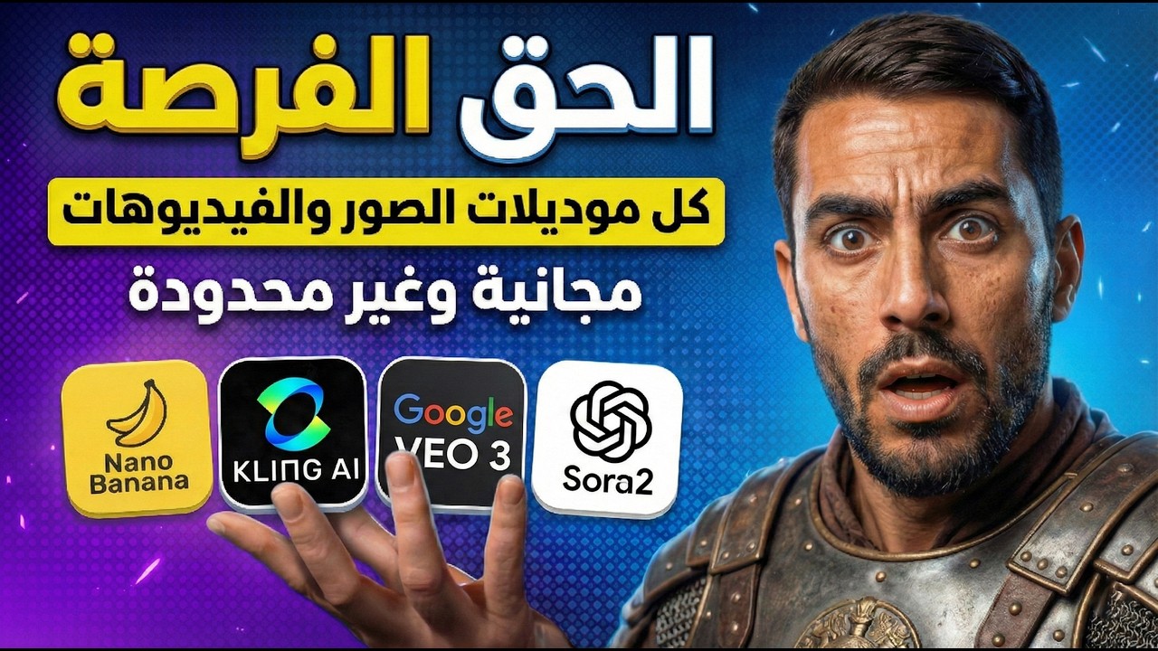 موقع سري يعطيك كل موديلات الذكاء الاصطناعي مجاناً وبدون قيود! Kling و Sora