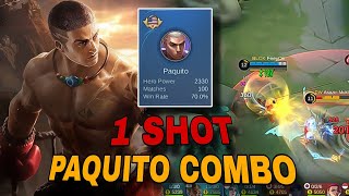 SEE THIS 1 SHOT PAQUITO COMBO 😱 | MOBILE LEGENDS #mlbb