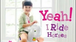 Mainan kuda-kudaan plastik mainan kuda poni warna pink #kudapony #bayi2tahun