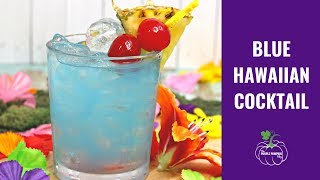 Totally tropical blue hawaiian cocktail ...