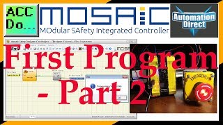 MOSAIC Safety Controller First Program Part 2 screenshot 1