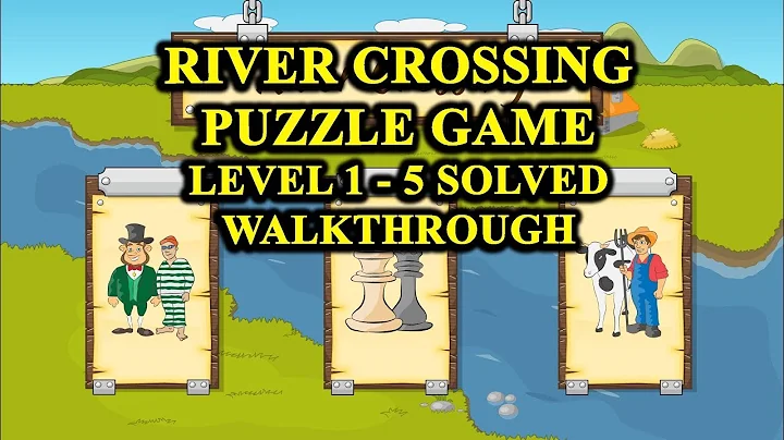 River Crossing Riddle Game Solved Level 1 to 5 #Best Android Games 2019