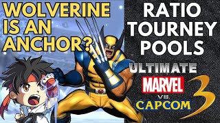 Ratio Tournament POOLS TNS UMVC3 (Wolverine, Storm, Phoenix Wright, Nemesis, Viewtiful Joe)