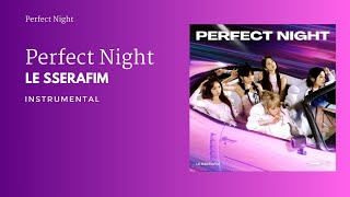 Le Sserafim - 'Perfect Night' L Instrumental