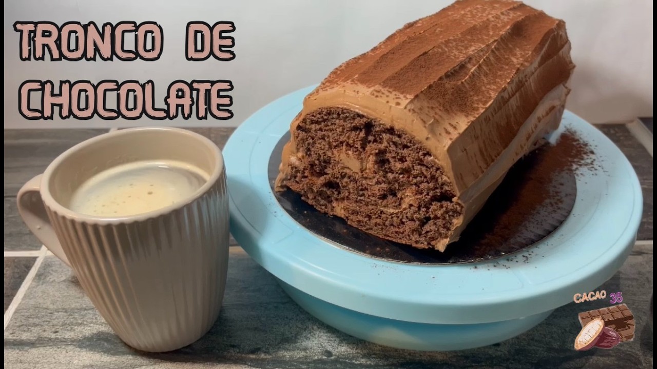 🍫✨ ¡El MEJOR Tronco de Chocolate Casero! Receta Fácil y Deliciosa 🤎