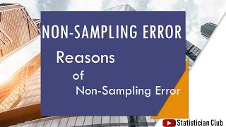 Non sampling Error