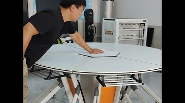 #smart #classroom #table Intelligent splicing table with charging station