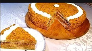 Ağızda Əriyən Balli Tortun Hazırlanması Ballı Yuxa Tortu Resepti