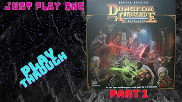 Dungeon Crusade. Into the Depths Scenario Solo Play Through.