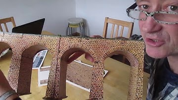 How to make a viaduct or tunnel for your model railroad