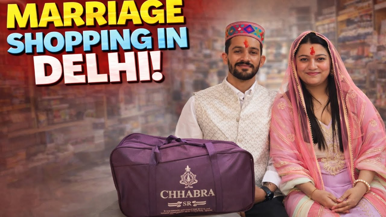 Our Wedding Shopping Journey Begins! 💍 Delhi Vlog