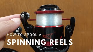 How To Spool Spinning Reels | No Line Twist