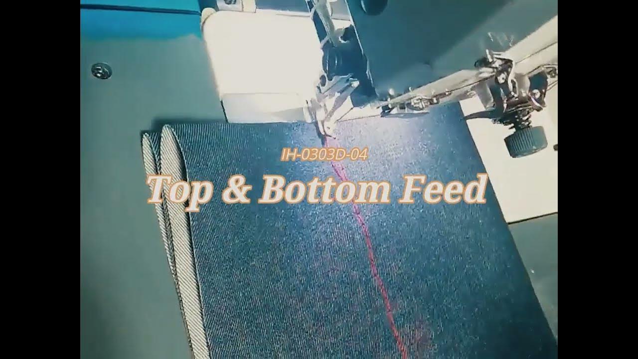 top and bottom sewing machine single needle with automatic functions