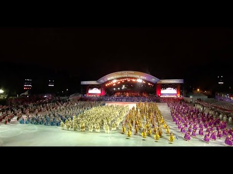 World culture festival - Washington DC 2023 - Indian classical dances - panchabootham (990 artists)