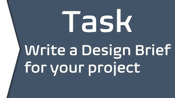 iGCSE DT Folder Guide - Task 4  Brief and Research Plan