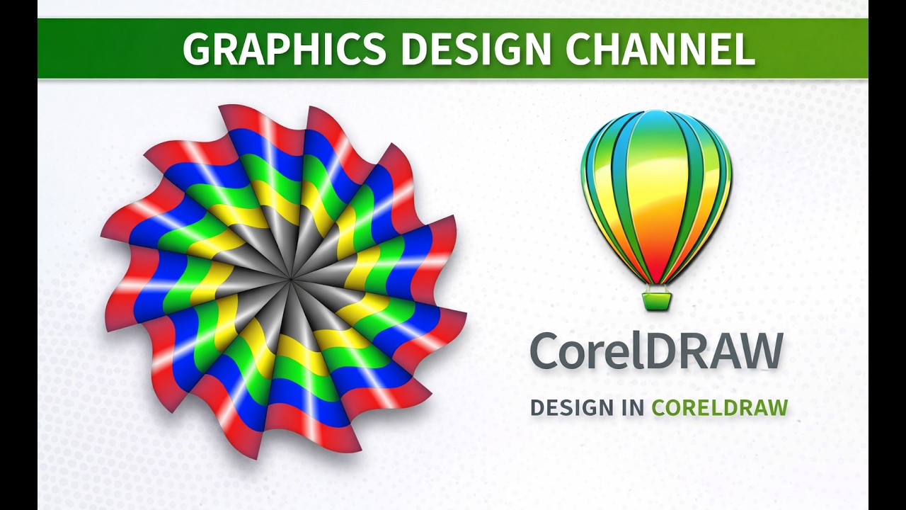 Amazing Colorful 3D Design in CorelDRAW | Graphic Design Tutorial Step ...