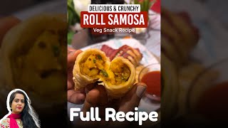 Roll Samosa Recipe | Delicious and CrunchySnack | रोल समोसा की सरल रेसिपी beetroot food recipe