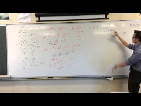 Working w/ Fractional Indices: Basic Example Questions