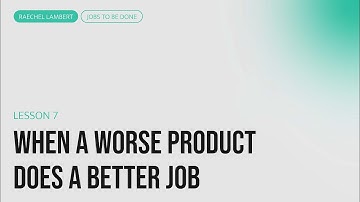 JTBD: When a worse product does a better job | B2B Messaging course