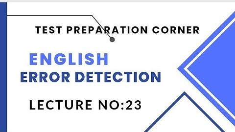 Error Detection lecture No:23 |BPS 5 to BPS 15 |Spcs |FBR |FIA| MPT