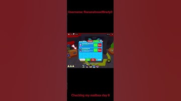 Checking my mailbox day 8