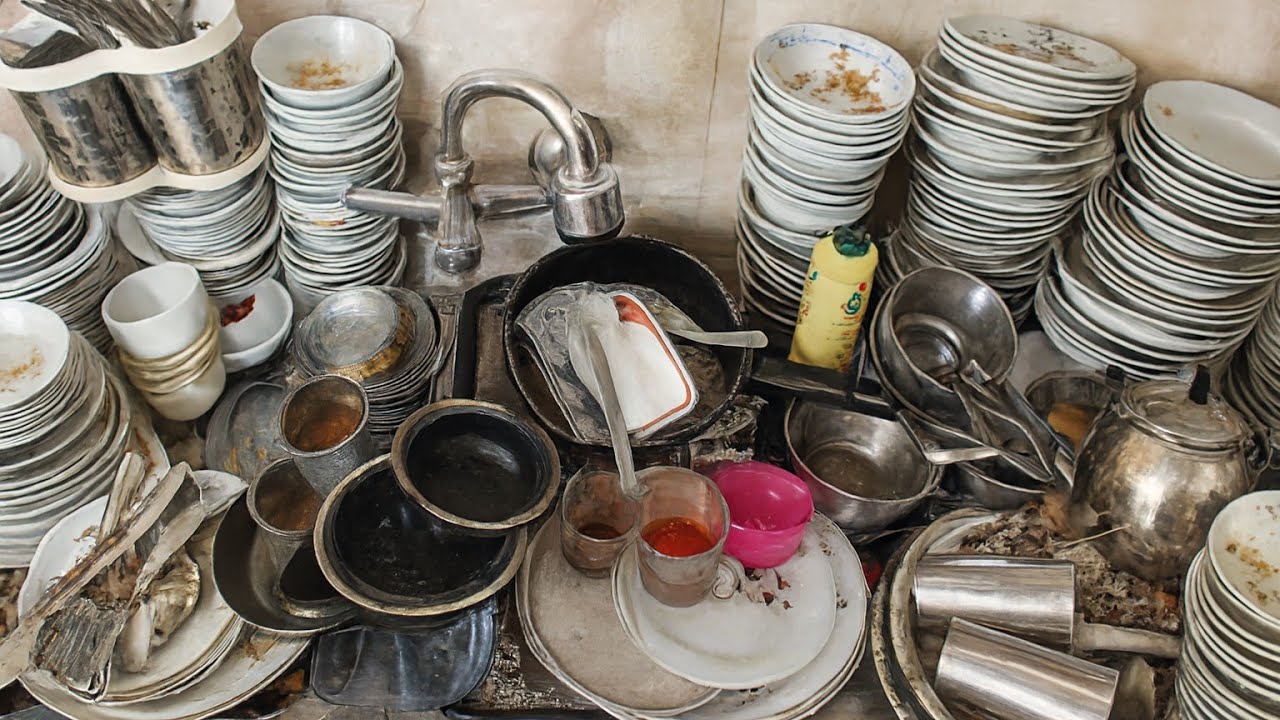 The Ultimate Anxiety Relief 🫧 | Sparkling Kitchen Reset ASMR | Deep Rinsing Sounds 🌙✨