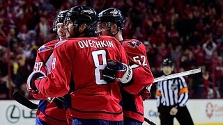 Kuznetsov sets up Ovechkin for wicked wrister