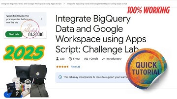 Integrate BigQuery Data and Google Workspace using Apps Script: Challenge Lab | ARC133 | #qwiklabs