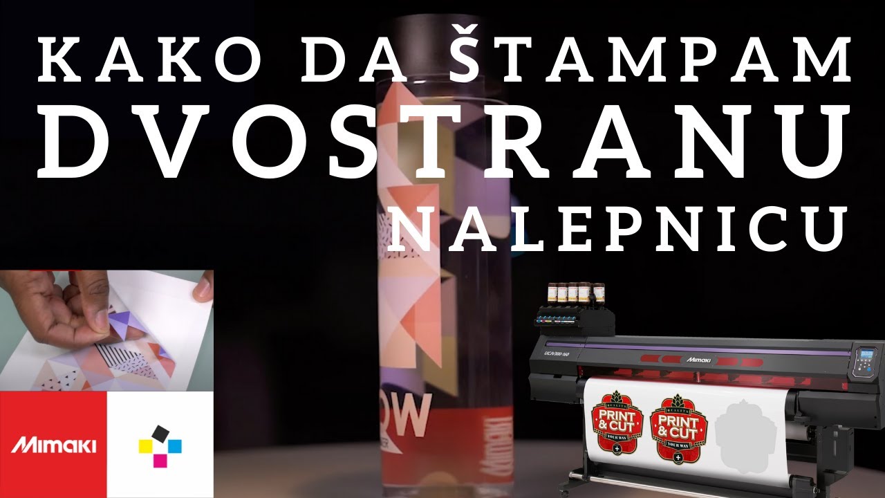 Kako štampati dvostranu sliku - Mimaki UV 📄