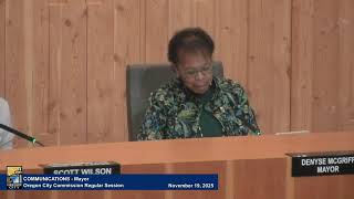 City Commission Regular Meeting - November 19, 2025