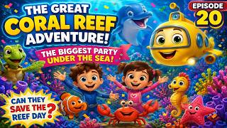Full The Great Coral Reef Adventure! Full Ocean Story for Kids News