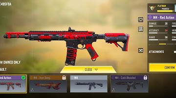 CODM fun!! M4-red action