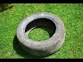OLD CAR TIRE ??? DO NOT THROW OLD CAR TIRE IN THE TRASH / Smart Recycling