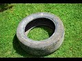 OLD CAR TIRE ???  DO NOT THROW OLD CAR TIRE IN THE TRASH / Smart Recycling