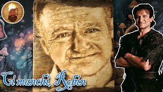 Pirografia su legno - Robin Williams - Time Lapse - Il mio omaggio all'eterno Peter Pan