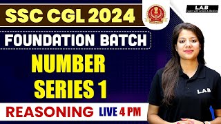 SSC CGL Foundation Batch 2024 | Number Series : Concept & Tricks | SSC CGL Reasoning | Swapnil Mam