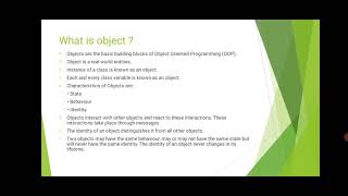 session 18 creation of objects