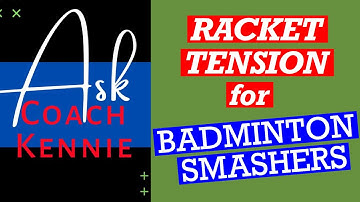 HOW TO CHOOSE RACKET TENSION FOR BADMINTON SMASHERS #badminton #badmintonracket #rackettension