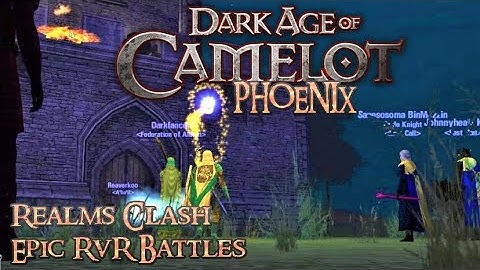 Dark Age of Camelot Phoenix Epic RvR Battles Zergs Clash as Knights of Napalm defend Albion 2021