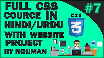 LEARN ABOUT STYLING THE FORM IN CSS | CSS COURSE URDU PART #7 | LEARN CENTER |
