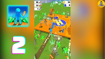 Zombie Raft Gameplay Walkthrough Part 2 (iOS, Android)