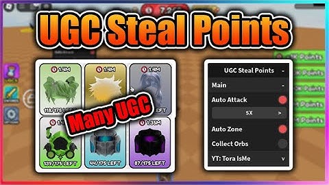 [Many UGC LIMITED] UGC Steal Points Script - Auto Attack | Auto Zone
