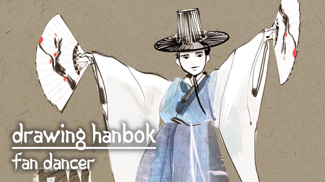 hanbok sketch