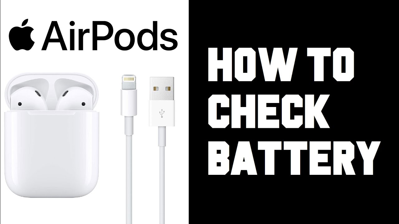Airpods How To Check Battery Life Level Charge - Airpods How To Check Battery on iPhone Android