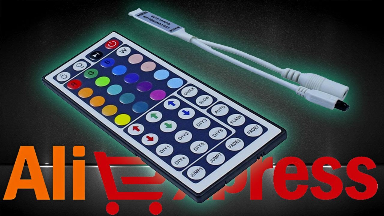Контроллер для светодиодной RGB-ленты с пультом <b>ДУ</b> на 44 ...