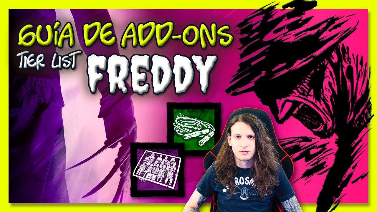 DBD SCHOOL GUIA DE ADD ONS FREDDY KRUEGER 💤 YouTube