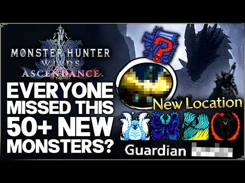Video Monster Hunter Wilds Ascendance - Full Master Rank New Monster Roster - MASSIVE Expansion? (Theory)